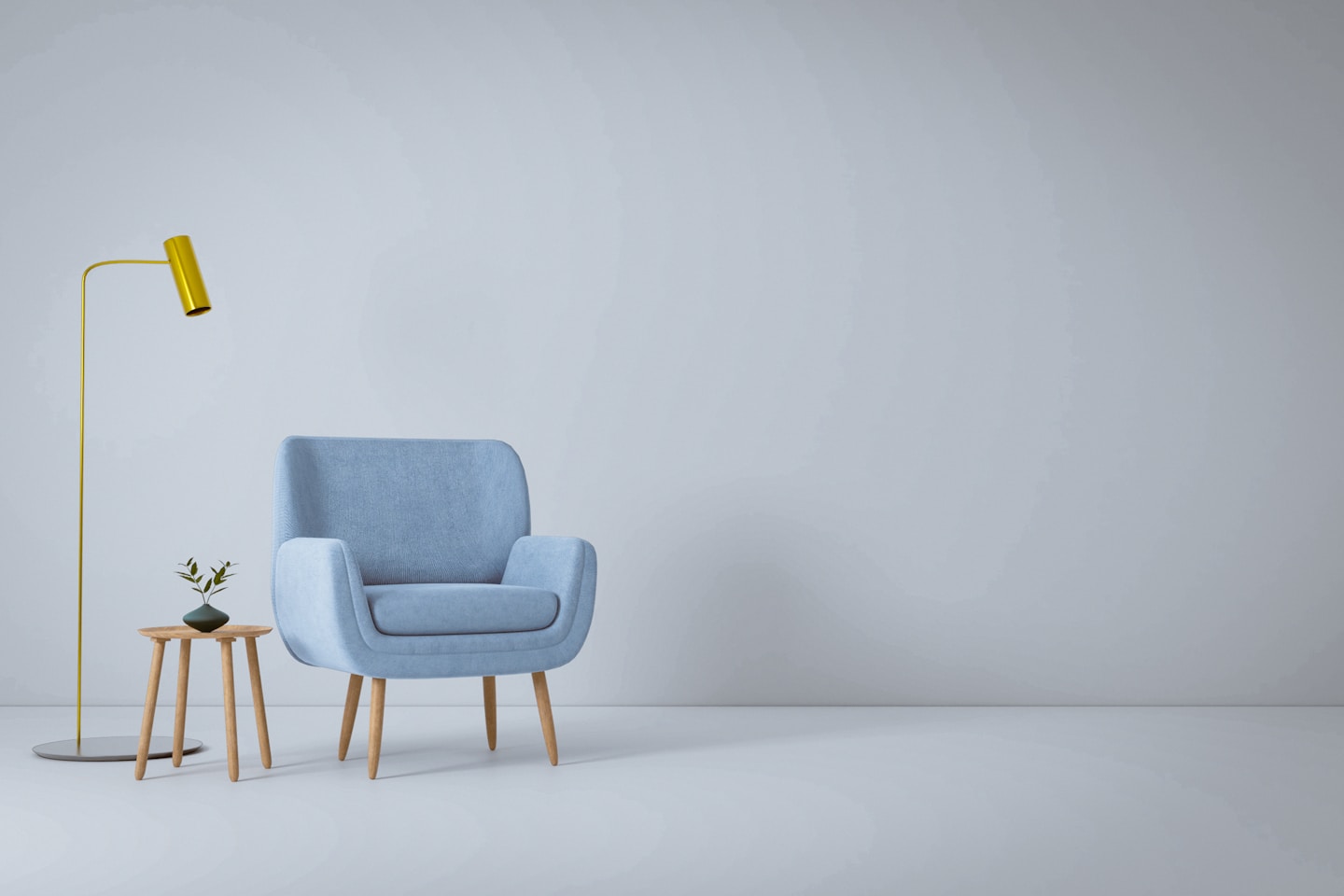 Furniture 3D render.