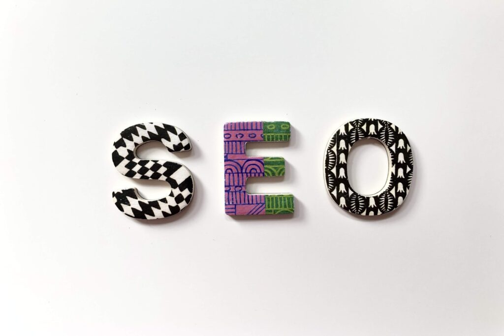SEO in Colorful Alphabets